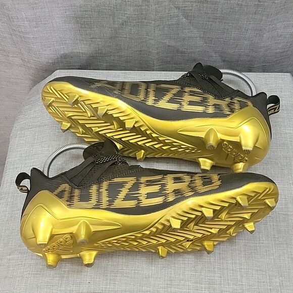 Adidas Adizero 11.0 football cleats FX4238 men\'s 13 black gold main image 6
